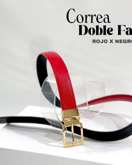 Cinturón Doble Negro x Rojo