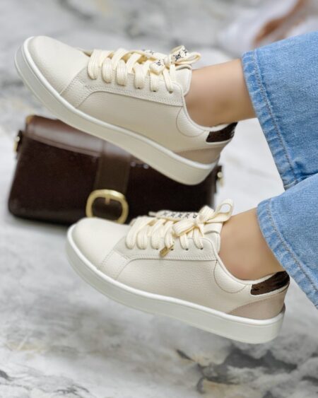 Tenis Beige x Chocolate (7053)