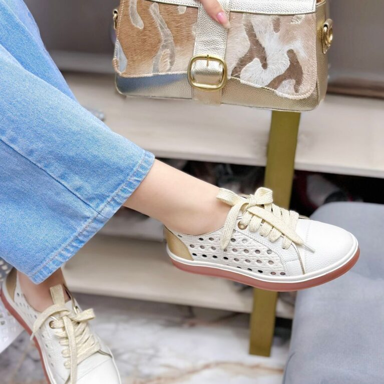 Tenis Talco x Dorado (T5124)