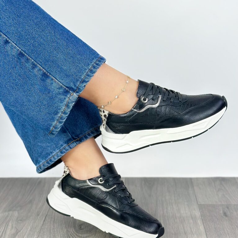 Tenis Negro x fusil (T-456)