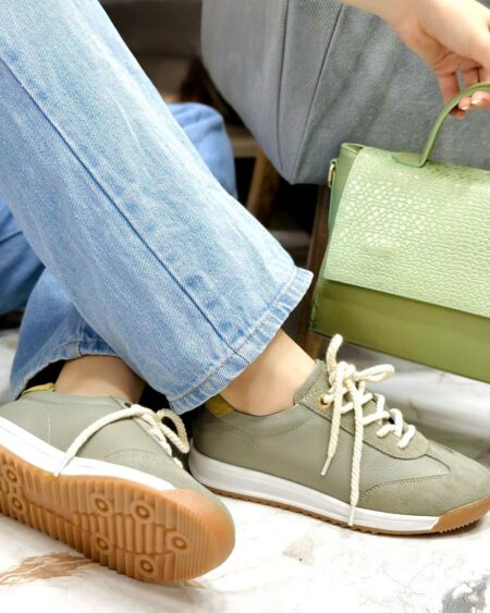 Tenis Verde x Carnaza (T2105)