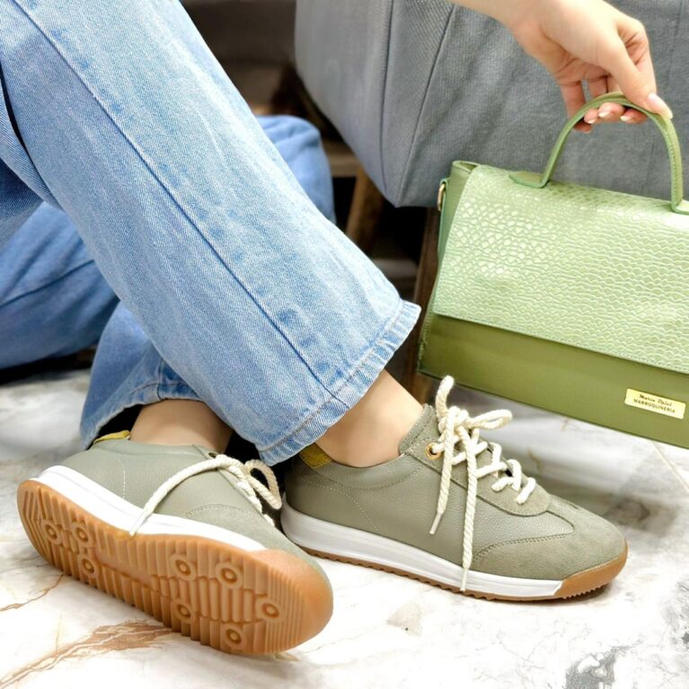 Tenis Verde x Carnaza (T2105)