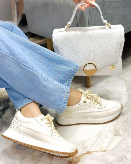 Tenis Crema x Folia (T112)