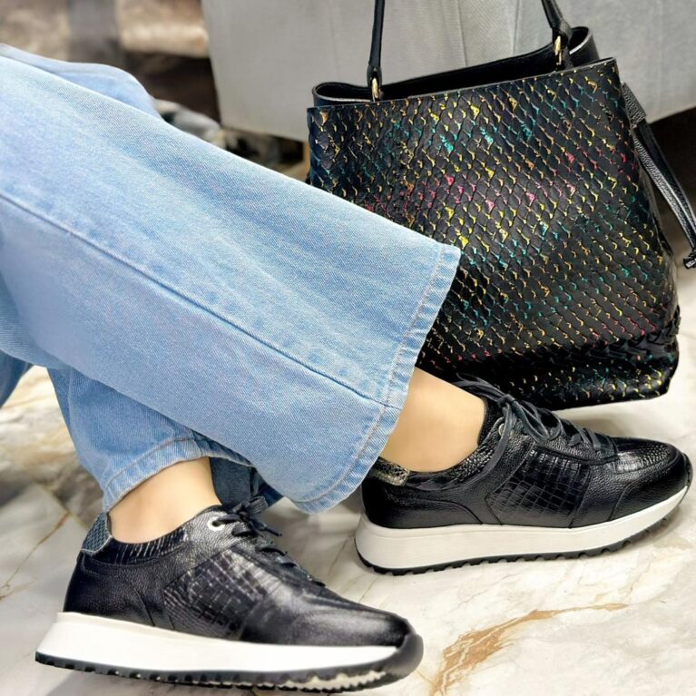 Tenis Negro x Plata (T2011)