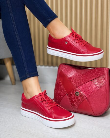 Tenis Rojo Vans (708)