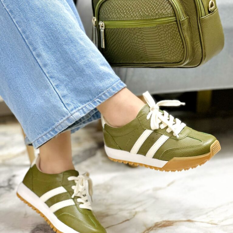 Tenis Verde x Talco (718)