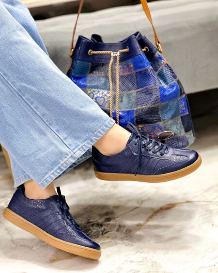 Tenis Azul Suela Aloo (699)