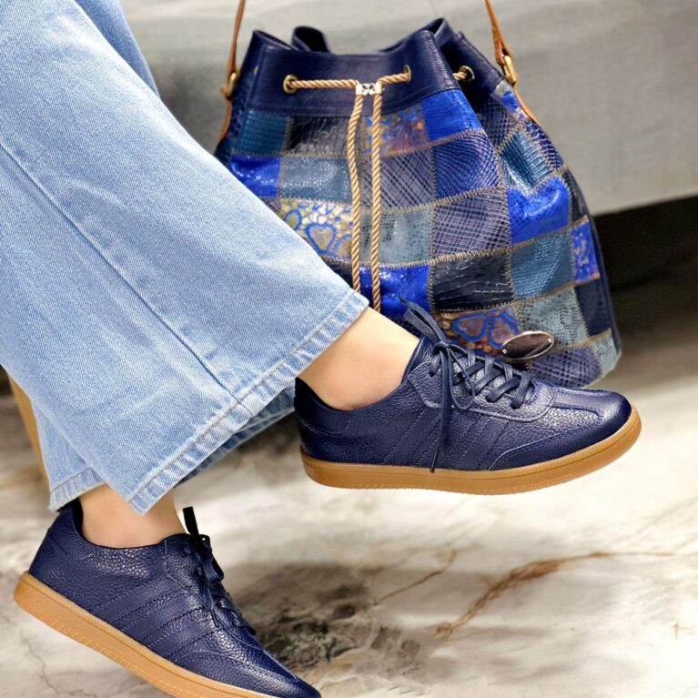 Tenis Azul Suela Aloo (699)