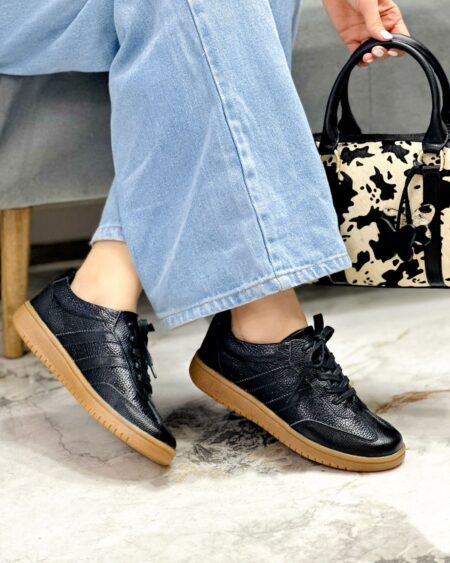 Tenis Negro Suela Aloo (718)