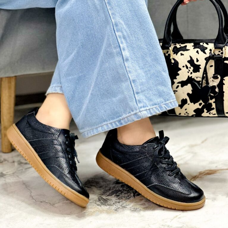 Tenis Negro Suela Aloo (718)