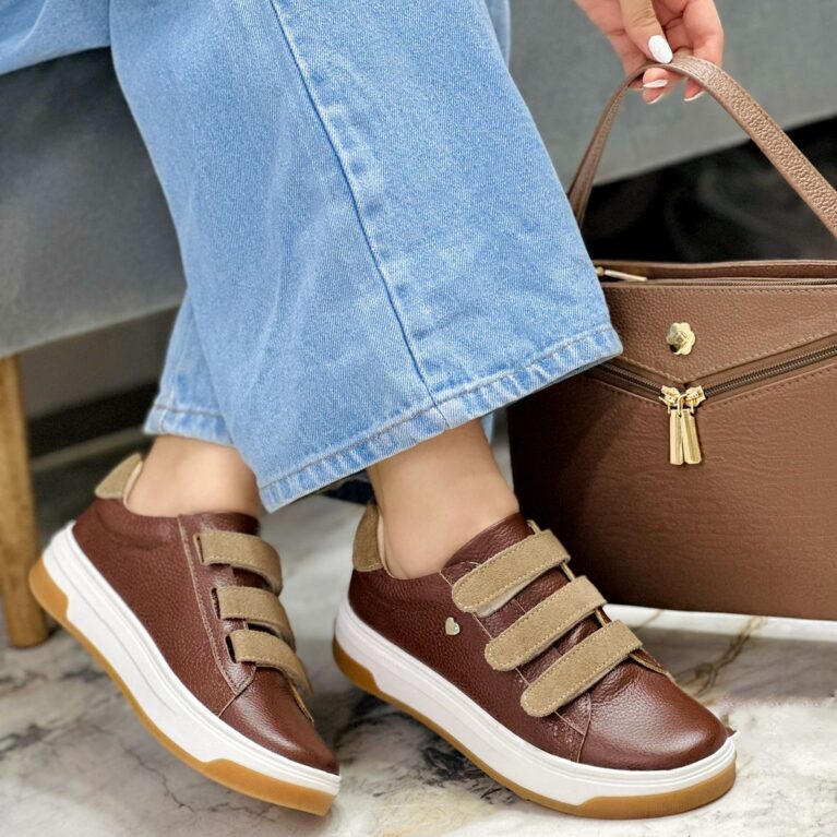 Tenis Avellana x Camel Velcro (700)