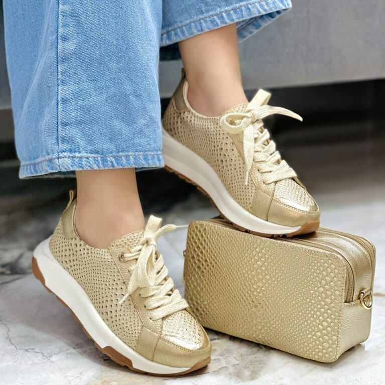 Tenis Dorado Lumy (T2107)