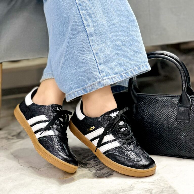 Tenis Ruby Negro x Blanco Sam (699)