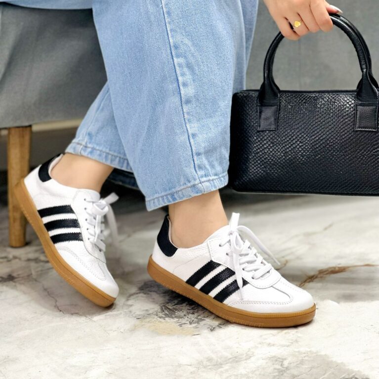 Tenis Ruby Blanco x Negro Sam (699)