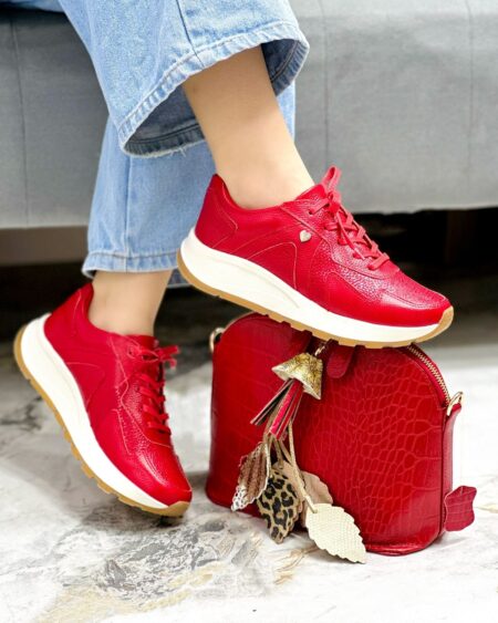 Tenis Rojo Suela Sharith (690)