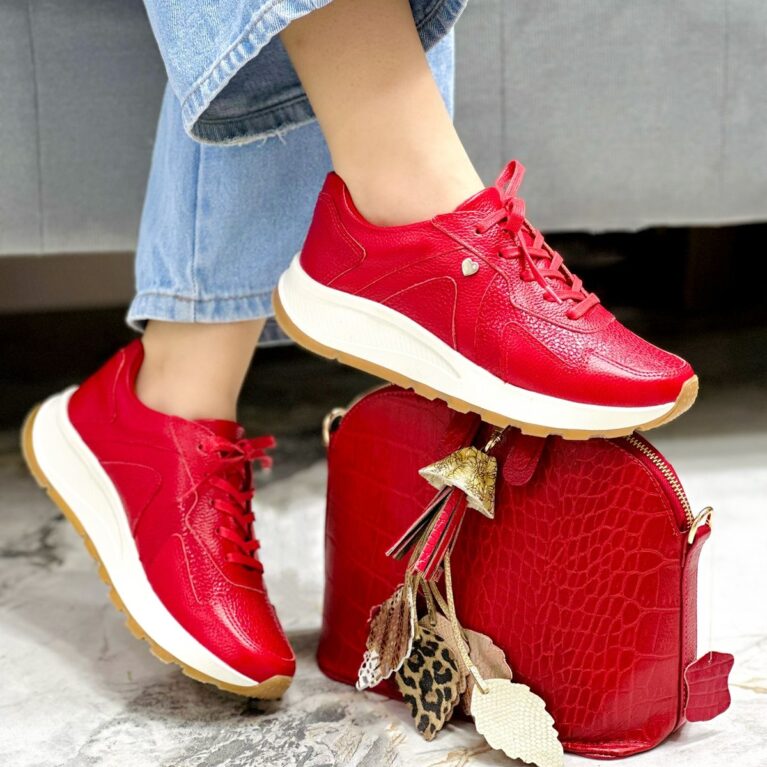 Tenis Rojo Suela Sharith (690)