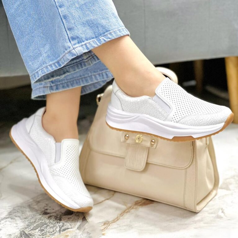 Tenis sin cordones Blanco Baltimore (DP20)