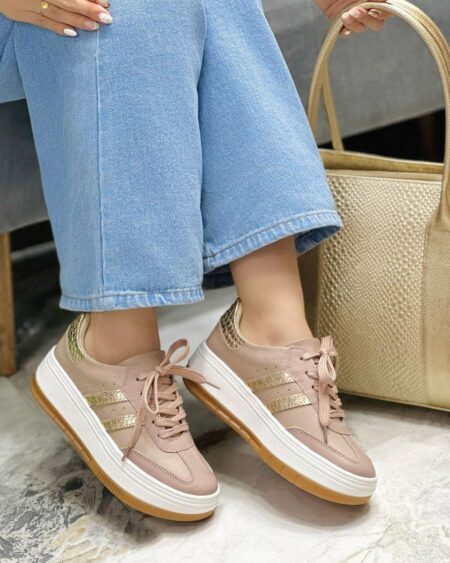 Tenis Taupe x Dorado (699 saona)