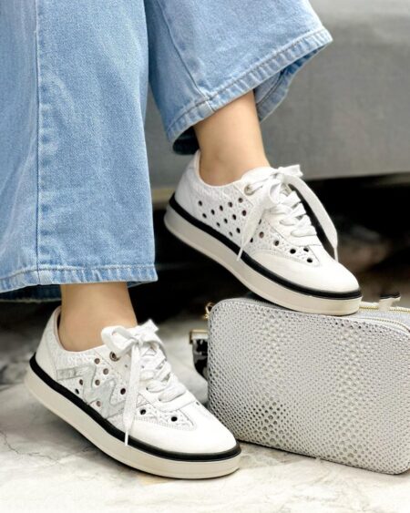 Tenis Blanco x Plata (457)