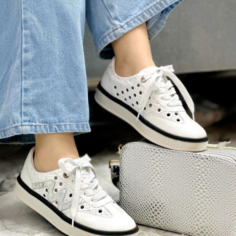 Tenis Blanco x Plata (457)