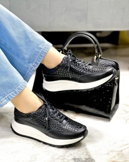 Tenis Negro Talipe Suela Sharit (669)