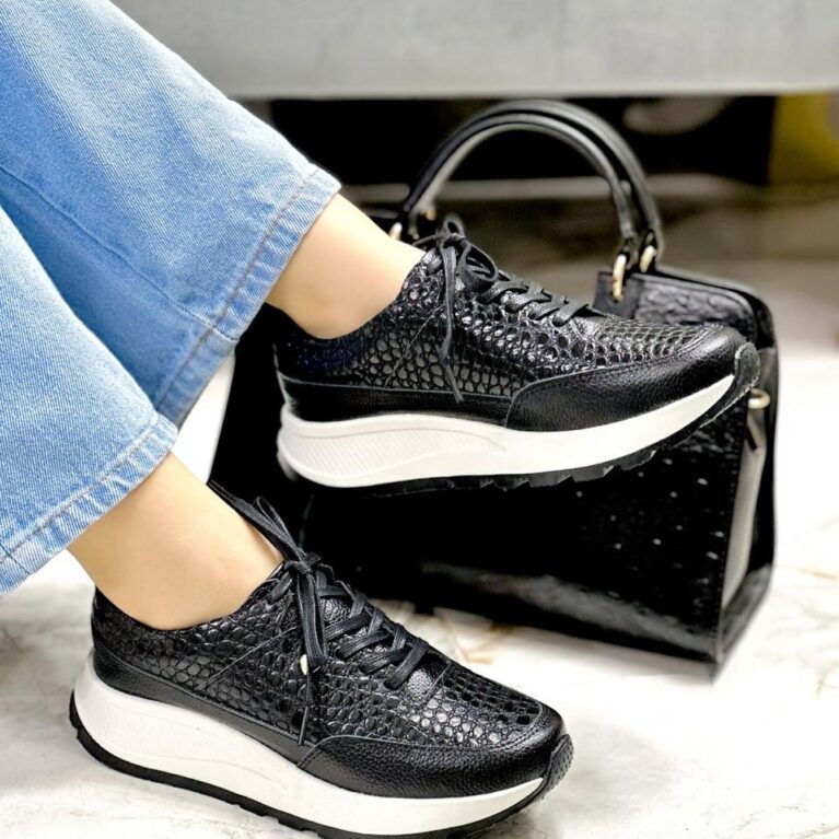 Tenis Negro Talipe Suela Sharit (669)