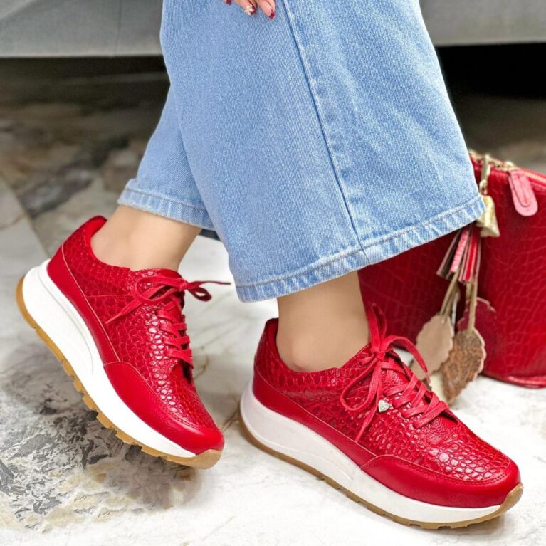 Tenis Rojo Talipe (669)