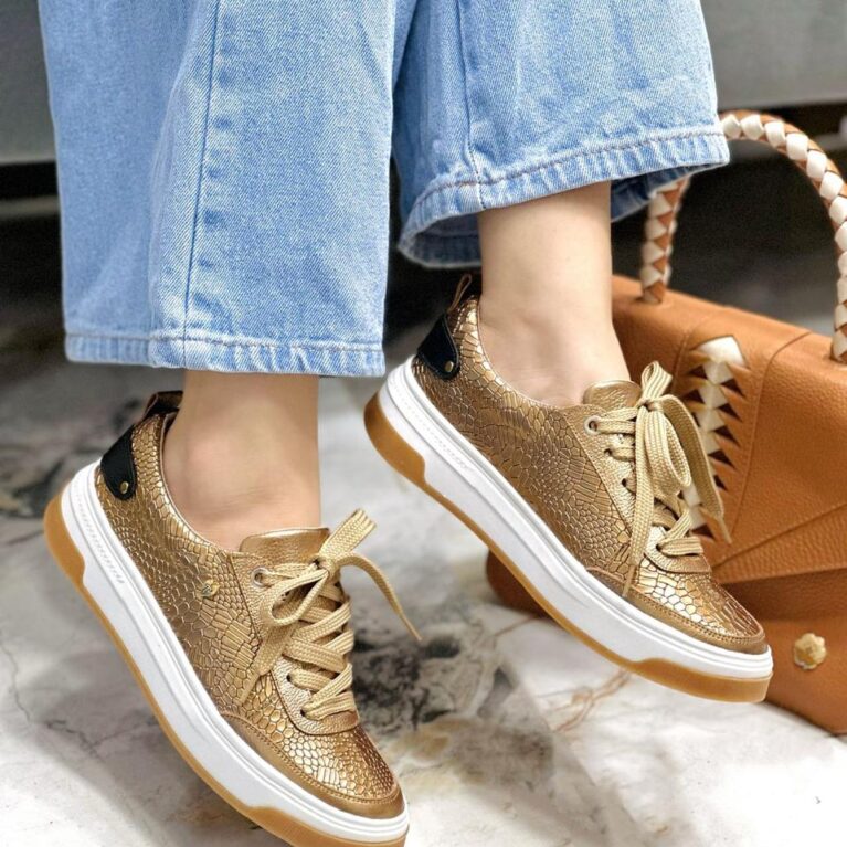 Tenis Bronce x Negro (T-66)