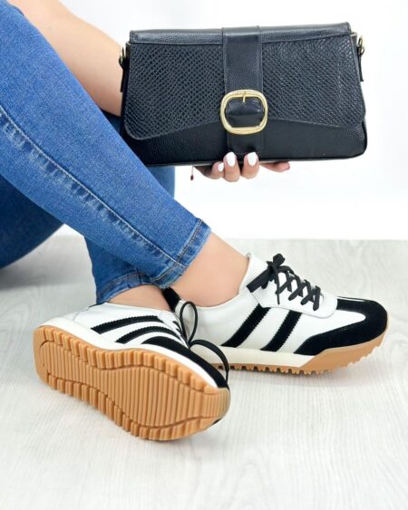 Tenis Talco Carnaza Negro suela Kley (718)