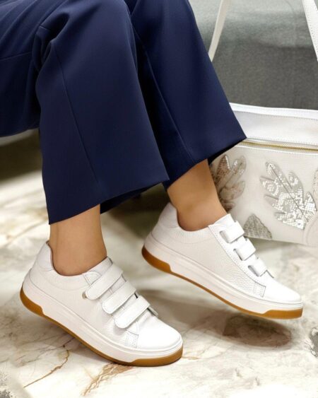 Tenis Blanco Velcro (700)