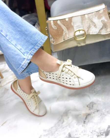 Tenis Talco x Dorado (T5124)