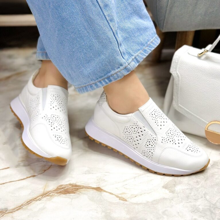 Tenis Blanco Perforado (295)