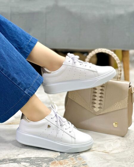 Tenis Blanco x Dorado (675 Paris)