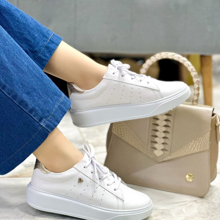 Tenis Blanco x Dorado (675 Paris)