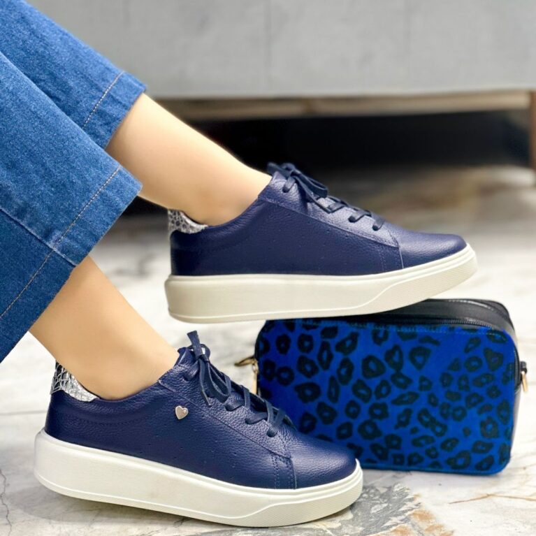 Tenis Azul x Plata (675 Paris)