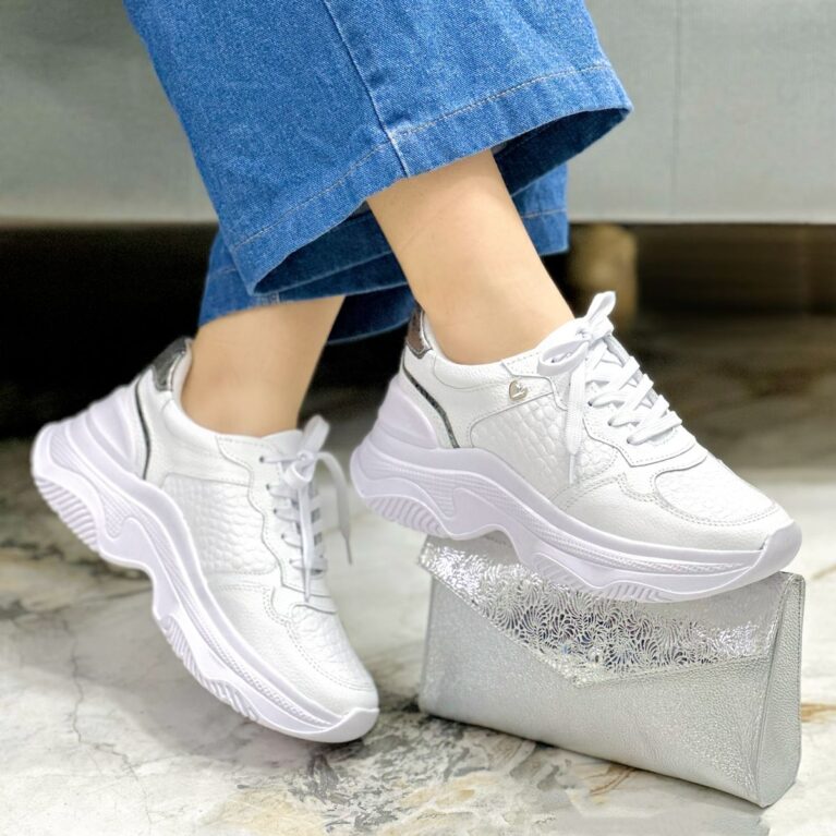 Tenis Blanco x Caño Fusil (709 evoltys)