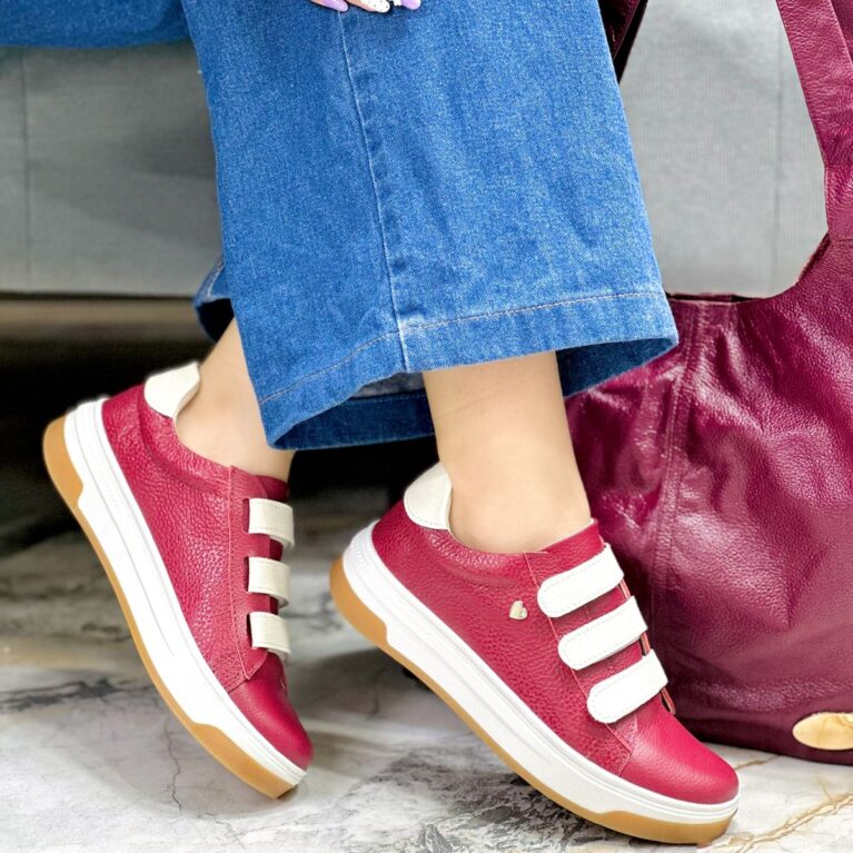 Tenis Vinotinto Talco Velcro (700)