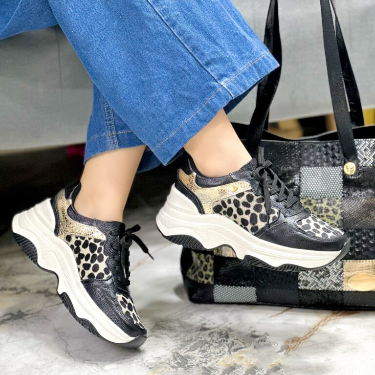 Tenis Negro x Print (709 evoltys)