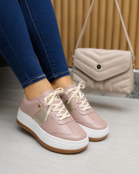 Tenis Taupe x Dorado (723 Saona)