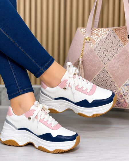 Tenis Talco Azul x Nude evoltys (617)