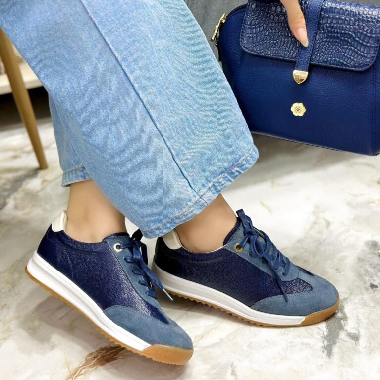 Tenis Azul x Carnaza (T2105)