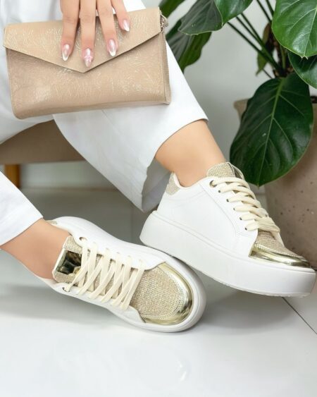 Tenis Talco x Dorado Sintético (7003)