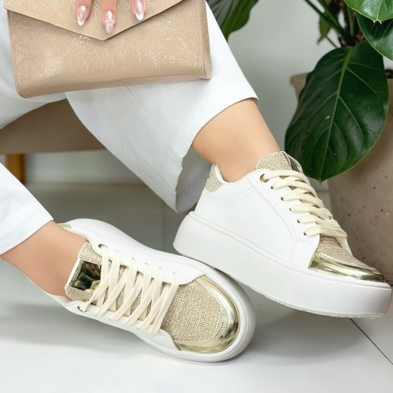 Tenis Talco x Dorado Sintético (7003)