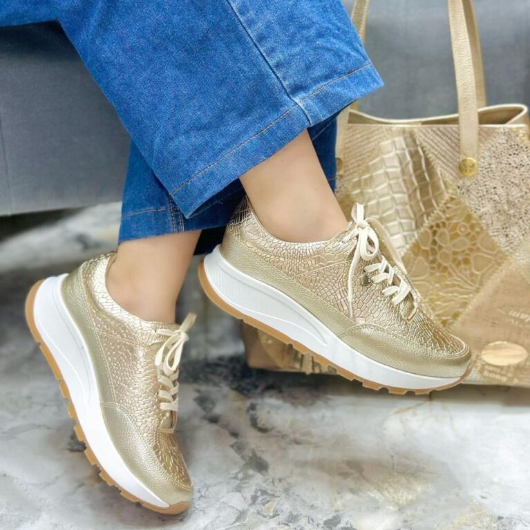 Tenis Dorado Baltimore Suela Sharit (669)