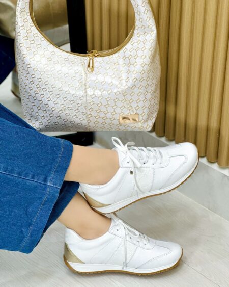 Tenis Blanco x Oro (723 Zuri)