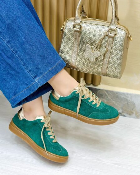 Tenis Verde x Oro (C-01)