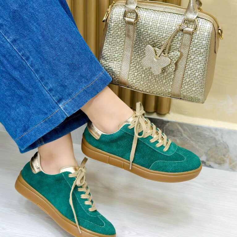 Tenis Verde x Oro (C-01)