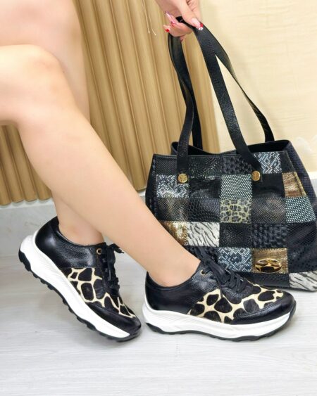 Tenis Negro Print (2509)