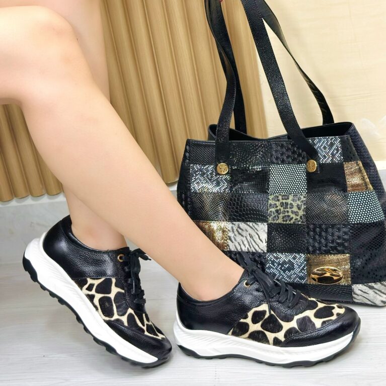 Tenis Negro Print (2509)