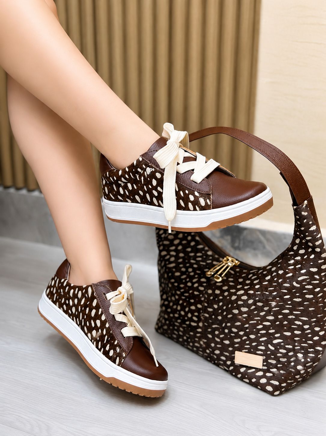 Tenis Avellana Print (700)
